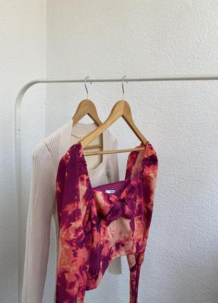 Яскравий топ блуза в стилі tie-dye