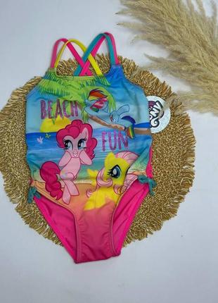 Детский купальный костюм для девочки 3/4 года my little pony