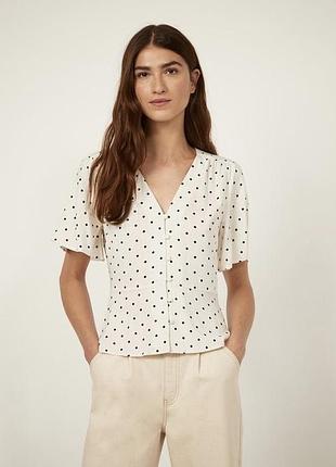 Блуза в горох