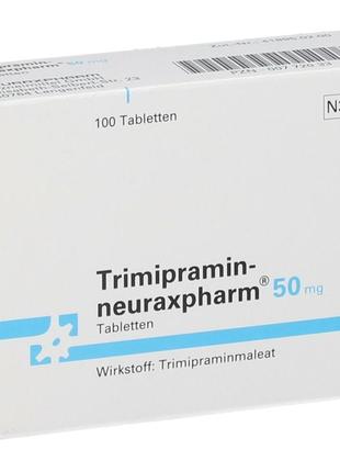 Тріміпрамін/тримипрамин/для сну/проти тривоги 50 mg 100 штук німеччина
