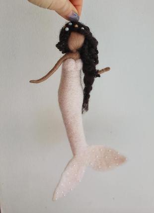 Сувенірна лялька підвіска казкова русалонька принцеса