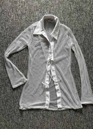 Сетчатая блуза morgan