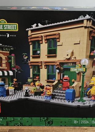 Конструктор lego ideas 21324 123 sesame street вулиця сезам, 123