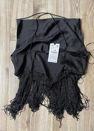 Топ с бахромой