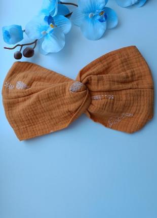 Широка пов'язка чалма тюрбан муслін жіноча пов'язка літня