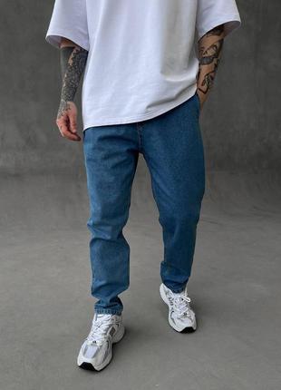 Стильные джинсы slouchy из плотного денима в голубом цвете🔝