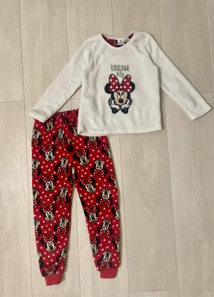 Теплая пижама от disney minnie mouse