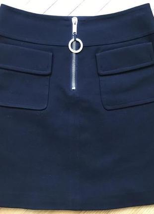 Dondup-люксовая итальянская короткая юбка, р.-42 итальян / 36/