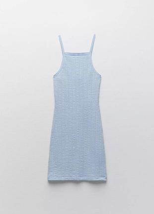 Трикотадна сукня сарафан zara