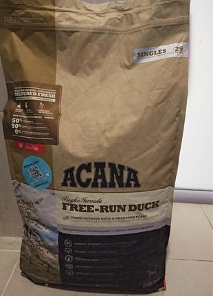 Корм для собак acana free-run duck 11,4 кг