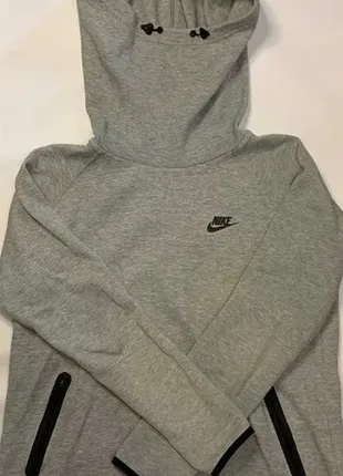 Кофта, худі - ніндзя, ninja hoodie nike tech fleece gray color s-m