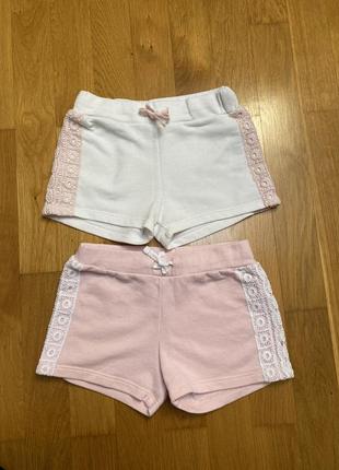 Cotton нові шорти для дівчинки 6-7 років 116-122см
