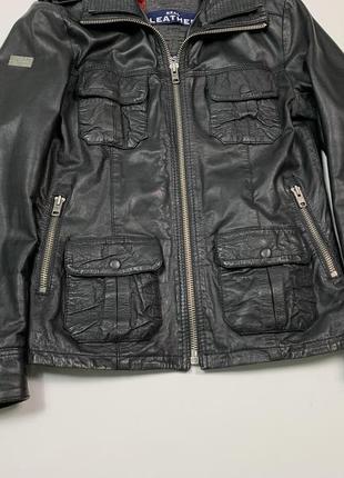 Кожаная куртка superdry кожанка