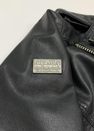 Кожаная куртка superdry кожанка