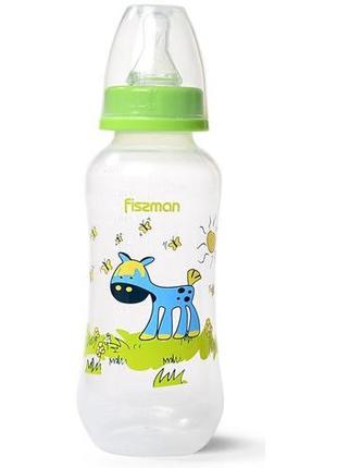 Бутылочка детская для кормления fissman babies "ослик на лужайке" 300мл