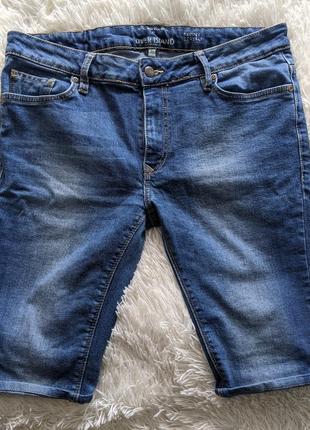 Мужские джинсовые шорты (бриджи) в новом состоянии оригинал river island