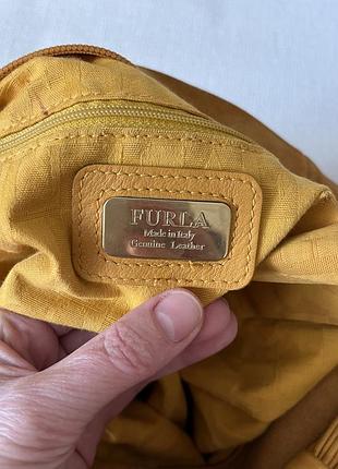 Furla сумка из натуральной замши оригинал8 фото