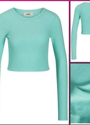 Long sleeves укорочений с длинным  рукавом в рубчик jjxx.