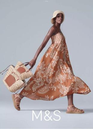 Стильний довгий сарафан marks spenser