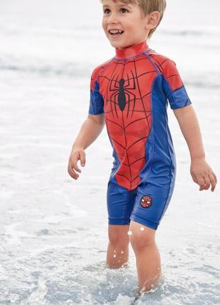 Комбинезон для пляжа солнцезащитный гидрокостюм  человек паук 🕷️ spider men marvel next (англия)