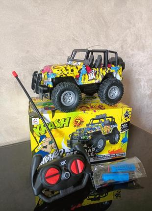 Внедорожник на радиоуправлении 87new rc cars graffiti jeep toys for boys off road monster truck