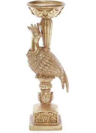 Підсвічник декоративний "refilv" фазан 10.4х9.5х31см, золото