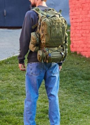 Сумка - подсумка тактическая поясная tactical военная, сумка нагрудная с ремнем на плечо 5 литров корда