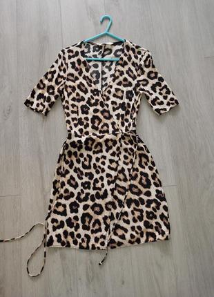 Платье платье леопардовое hm