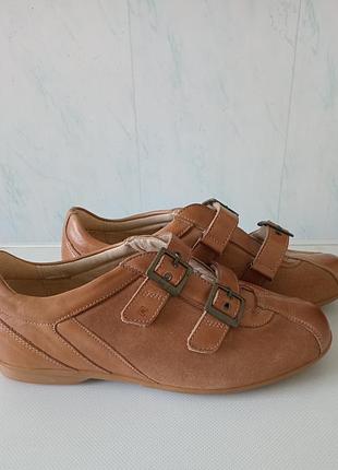 Туфлі кросівки мокасини acti flex шкіряні