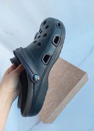 Нові мегалегкі зручні крокси/сабо/шлюпці в синьому-хакі кольорі, розмір 43
