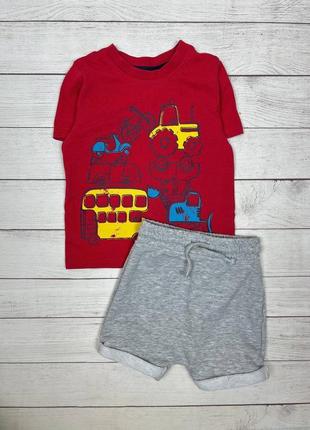 Комплект от george, для мальчика 2-3 года 92-98 рост. футболка и шорты.