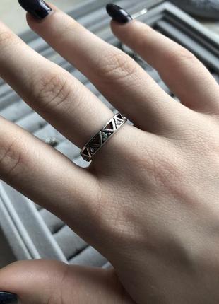 Серебренное кольцо с фианитами. винтаж, средневековье, кельты2 фото