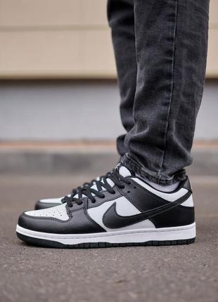 Кроссовки nike sb dunk low retro white black