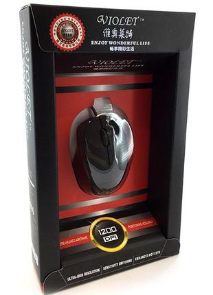 Мышь violet u105 usb black