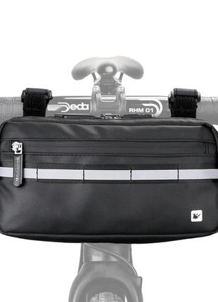 Велосумка універсальна / сумка через (крос боді) плече rhinowalk x20990b чорний