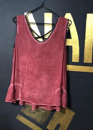 Майка бордова натуральна віскоза