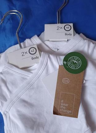 Baby club. бодик на запах с длинным рукавом.