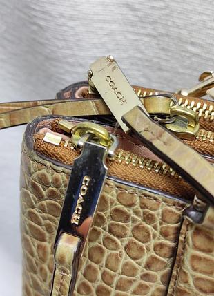 Coach, шкіряна сумка, вмістка та зручна, вінтаж.4 фото