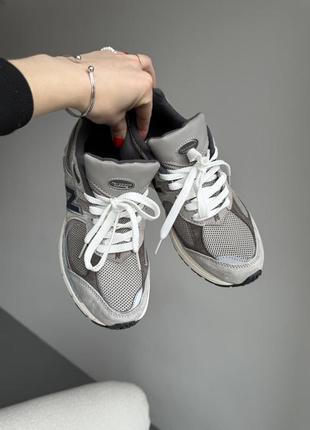 Кроссовки new balance 2002r grey/brown3 фото