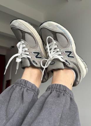 Кроссовки new balance 2002r grey/brown8 фото