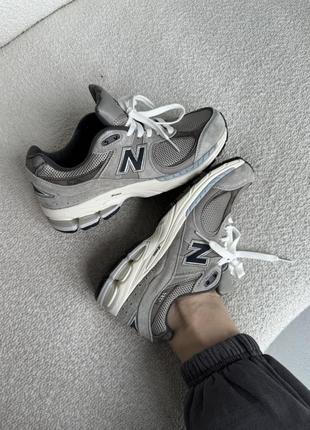 Кроссовки new balance 2002r grey/brown6 фото