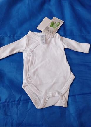 Baby club. бодик на запах с длинным рукавом.