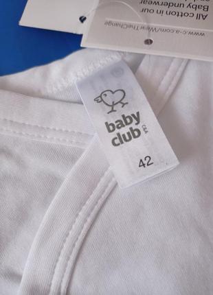 Baby club. бодик на запах с длинным рукавом.