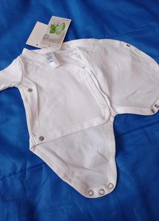 Baby club. бодик на запах с длинным рукавом.