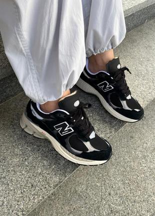 Кроссовки new balance 2002r protection pack black/grey