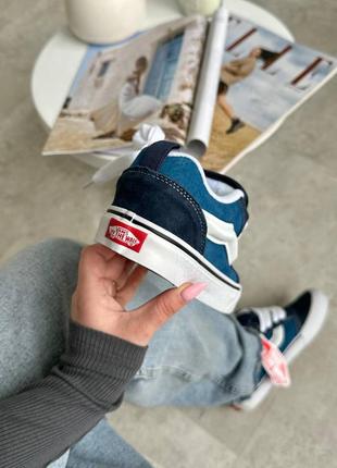 Vans knu skool blue white