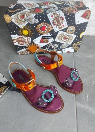 Сандали dolce &gabbana 40 р(25см) оригинал, босоножки
