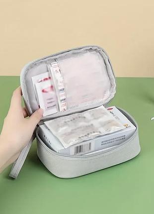 Міні аптечка органайзер для ліків, аптечка в автомобіль