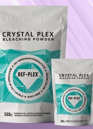 Безаммиачная осветляющая пудра unic crystal plex bleaching powder