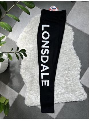 Котонові лосіни, лосини легінси висока посадка lonsdale3 фото
